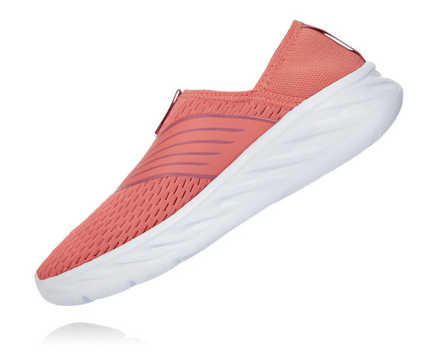 Sandale Hoka One One Ora Recovery Femme - Orange/Blanche - JGB-714356